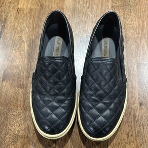 Steve Madden Quilted Slip Ons. Used.
